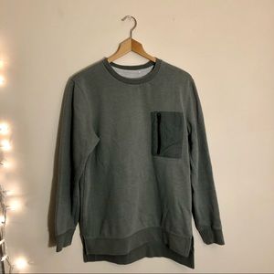 Modern Amusement zipper pocket sweater